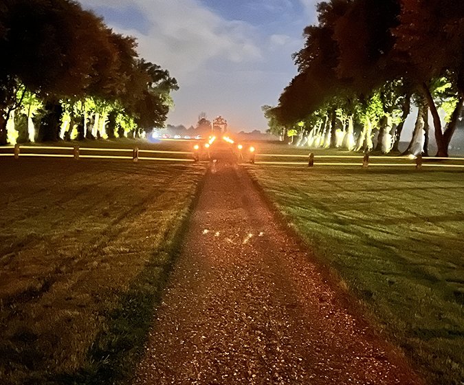Château de La Mésangère, illuminations