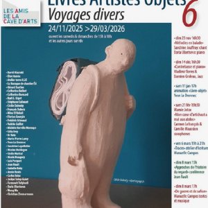 Expo : Livres artistes objets 6 – Voyage divers
