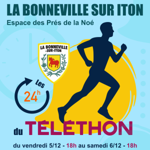Les 24 heures du Téléthon à La Bonneville-sur-Iton, du 05.12 au 06.12.2025