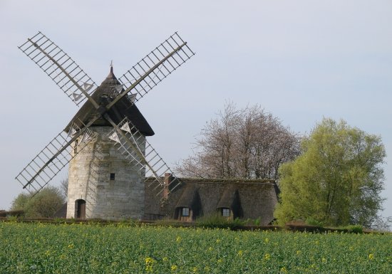 © ADT de l'Eure, L. Maillard Moulin à vent de Hauville – Association Roumois terres vivantes en Normandie