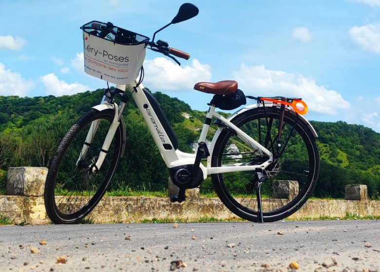 Location vélos électriques Léry-Poses en Normandie