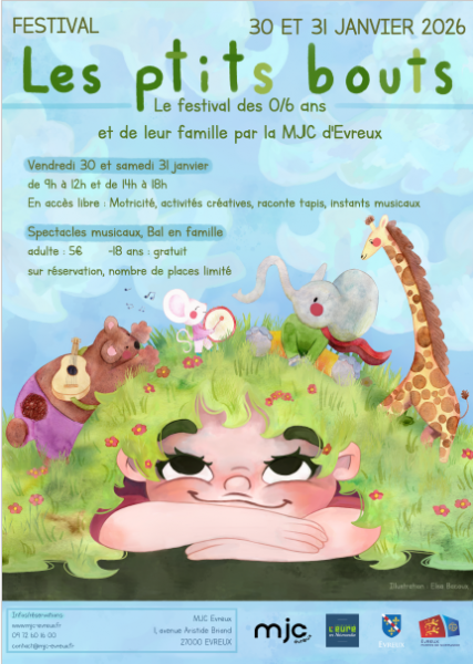 Festival Les Ptits Bouts – Bal des mouflets – MJC d’Évreux
