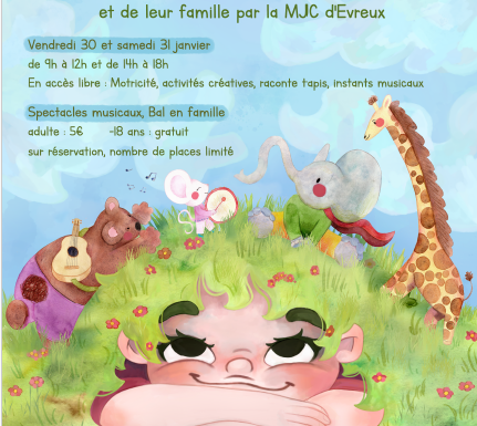 Festival Les Ptits Bouts – Histoire en chanson – MJC d’Évreux