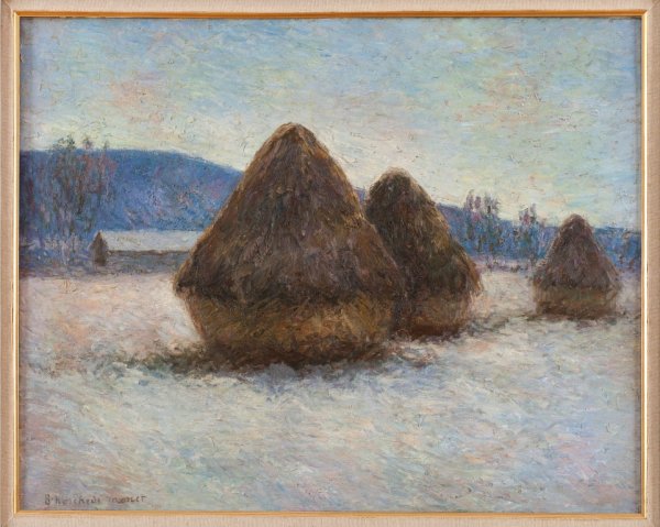 Artistes en herbe : Les meules en hiver