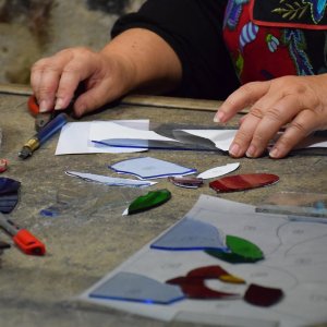 Visite commentée de l&rsquo;atelier du maître-verrier, Cyril Gouty