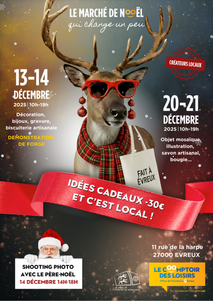 Marché de Noël des idées qui changent un peu – Evreux