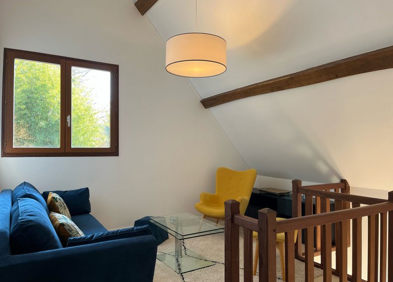 Chaumière normande avec piscine naturelle