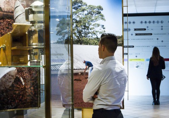 Musée Chocolatrium, Mesnil-sur-Iton © Yann Lelias, Chocolatrium Cluizel Chocolatrium Michel Cluizel / Manufacture Cluizel