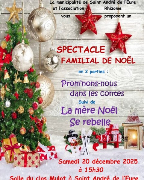 Spectacle de Noël à Saint-André de l’Eure