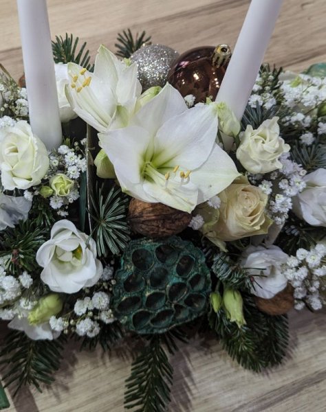 Atelier : Floral « Centre de table spécial Noël »