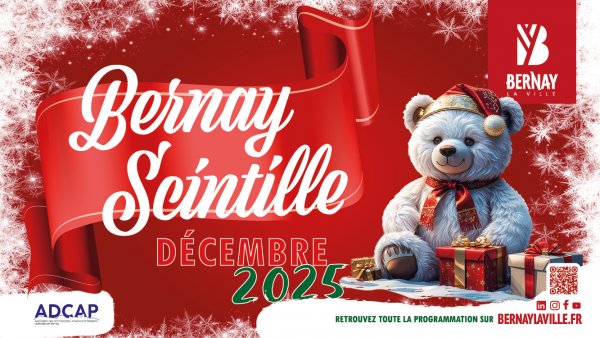 Petit train, bonhomme de neige, tours de poney, concert gospel (Bernay scintille)