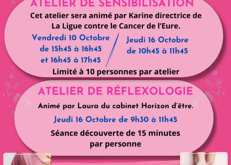 Octobre Rose : Ateliers de sensibilisation
