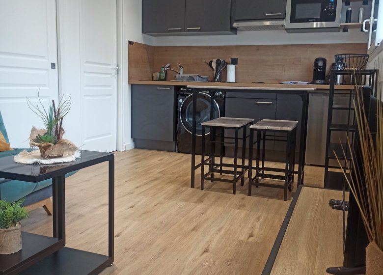 Nid douillet industriel, parking, terrasse, WIFI – L’étape Da Estréla 2