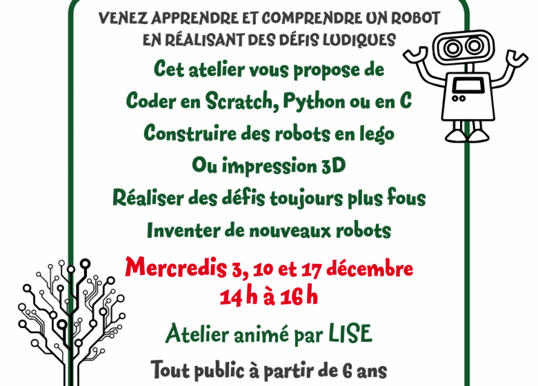Robotique et Programmation à la maison forestière des Hogues