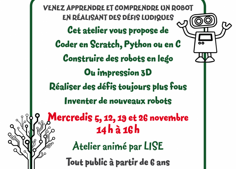 Haugr Robotique et Programmation à la maison forestière des Hogues