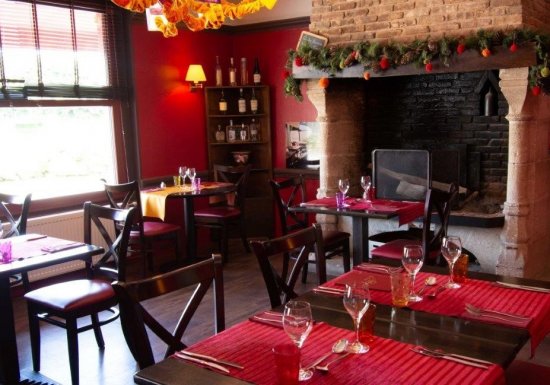 Salle du restaurant La Corne d'Abondance, Bourgtheroulde © JC. Delisle La Corne d’Abondance