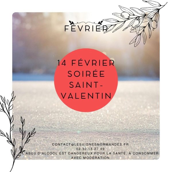 Soirée Saint-Valentin – Vignes Normandes