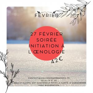 Soirée initiation à l&rsquo;œnologie