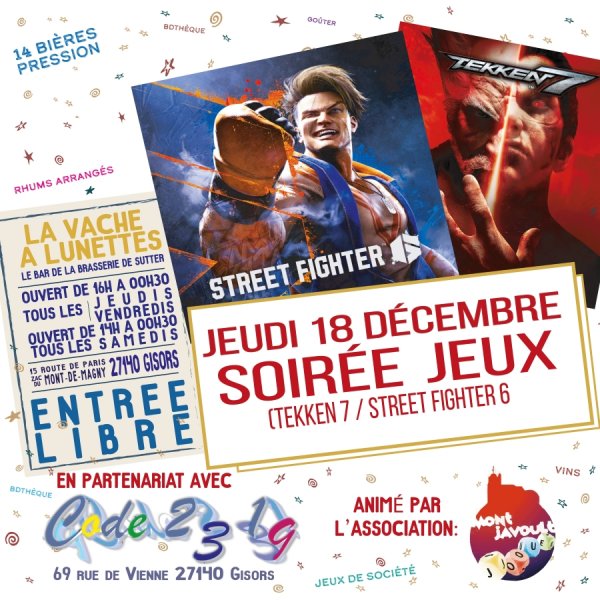 Soirée jeux vidéo fight