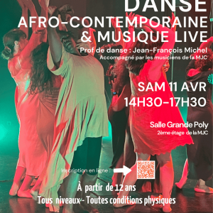 Atelier de Danse Afro-Contemporaine & Musique Live