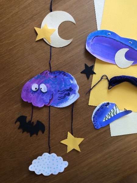Artistes en herbe : Ton monstrueux mobile d’Halloween
