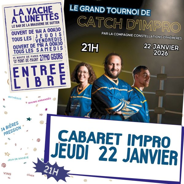 Tournoi de catch d&rsquo;impro