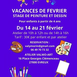 Ateliers de dessin et de peinture pour enfants