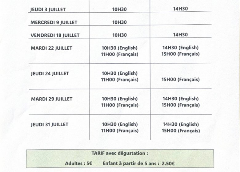 Visite guidée du pressoir des 3 Pommes Epagnoles