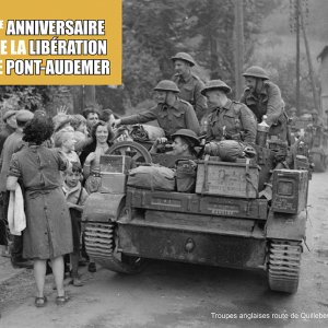 Anniversaire des 80 ans de la Libération de Pont-Audemer