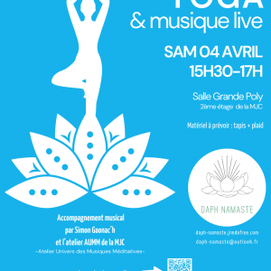 Yoga & Musique Live à la MJC Évreux