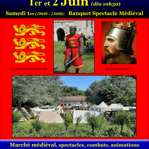 Les Médiévales de Fontaine Guérard Du 1 au 2 juin 2024