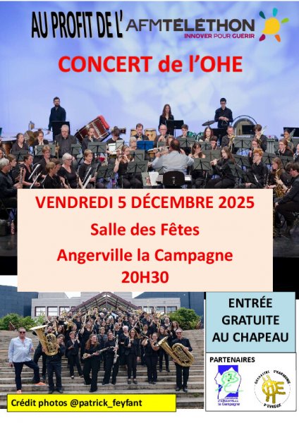 Concert De L’OHE à Angerville La Campagne