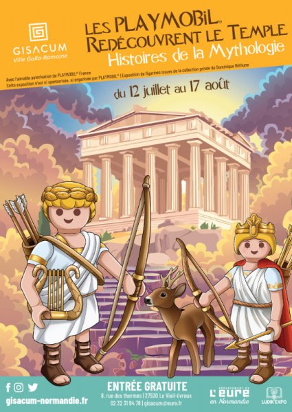 Exposition Playmobil à Gisacum « Histoires de la Mythologie »