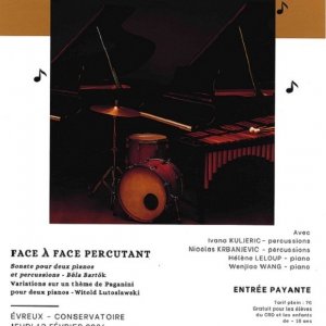 Concert : Face à face percutant