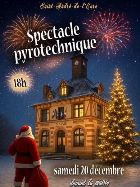 Feux d’artifice de Noël à Saint-André de l’Eure