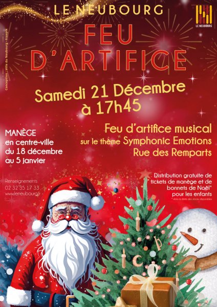 Noël 2025 : Feu d’artifice du Neubourg
