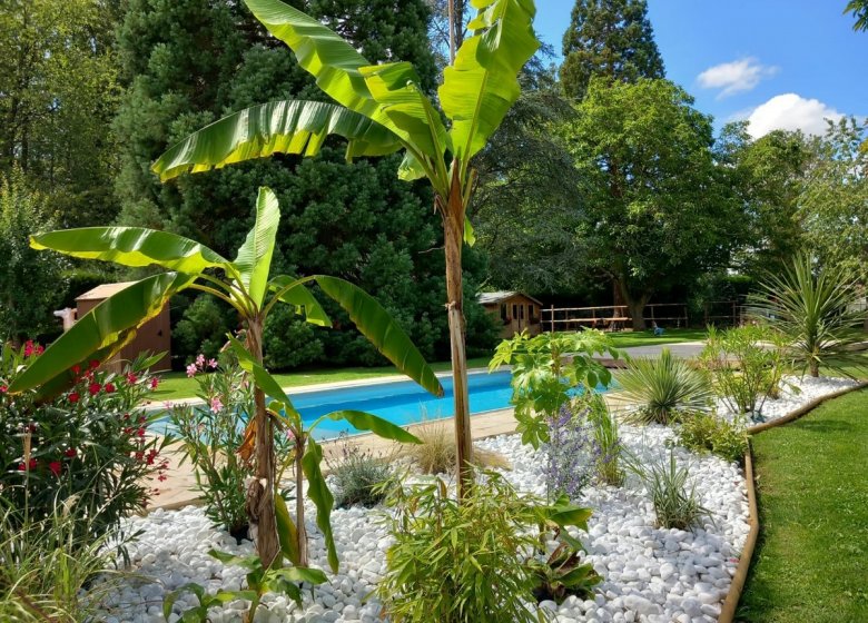 Gîte les Sequoias avec piscine chauffée et sauna à 1h de Paris