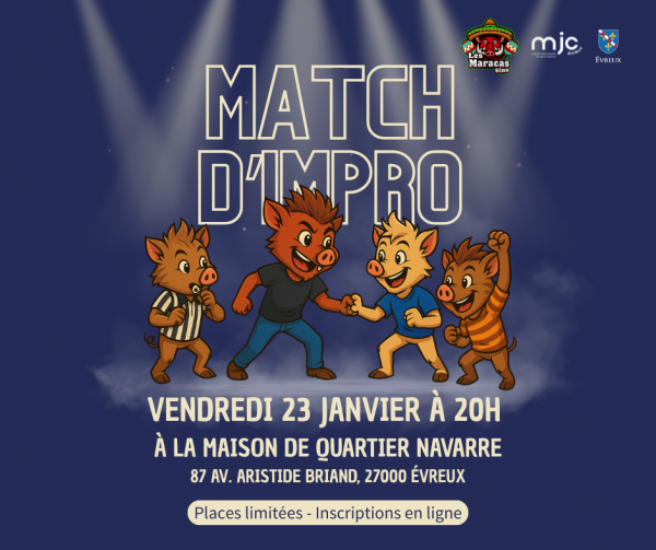 Théâtre d&rsquo;improvisation avec la MJC