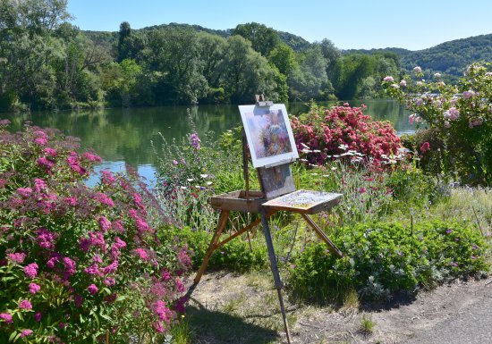 jardinavecchevalet@Michel Ratel, atelier galerie du bord de Seine Atelier galerie du Bord de Seine