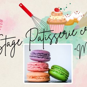 Stage patisserie créative : macarons Le 18 mai 2024