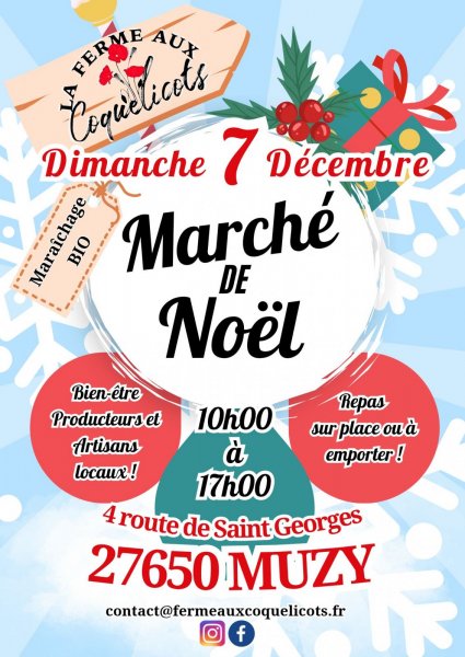 Marché de Noël à La Ferme à Muzy