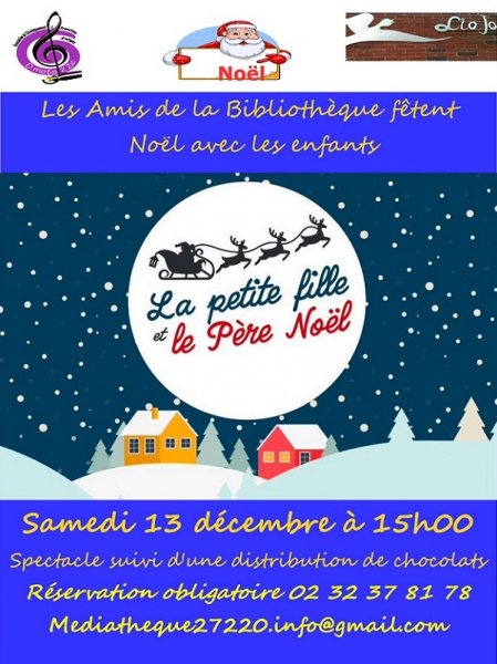 Spectacle : La petite fille et le père Noël à Saint-André de l’Eure