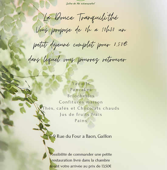 La Douce Tranquili’Thé