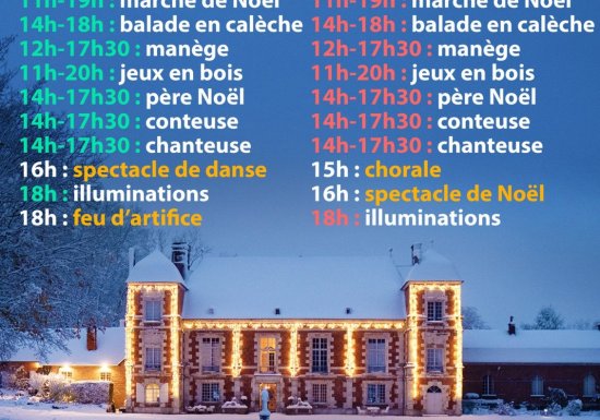 Le Noël féérique du château de Bonnemare