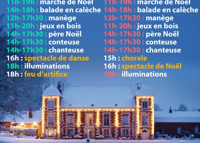 Le Noël féérique du château de Bonnemare