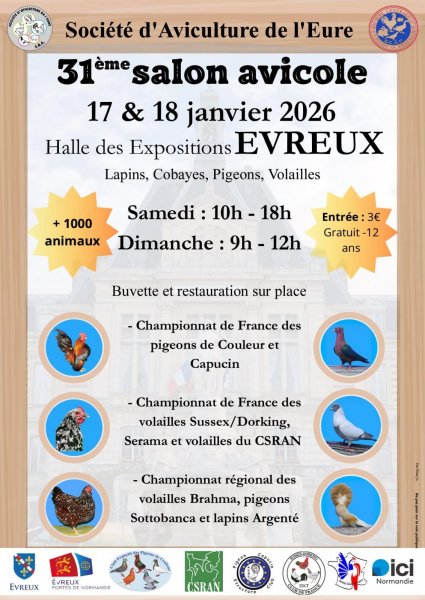Exposition Avicole à Evreux