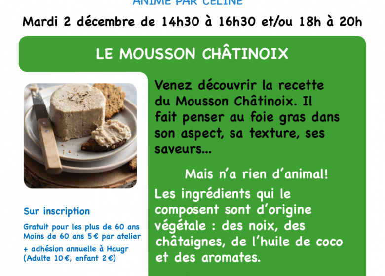 ATELIER CUISINE SANTÉ : Bien manger pour mieux vivre ! à la Maison forestière des Hogues