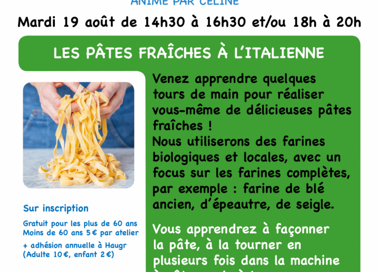 ATELIER CUISINE SANTÉ : Bien manger pour mieux vivre ! à la Maison forestière des Hogues