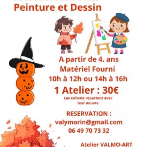 valmoart Peinture et dessin pour les vacances de Toussaint