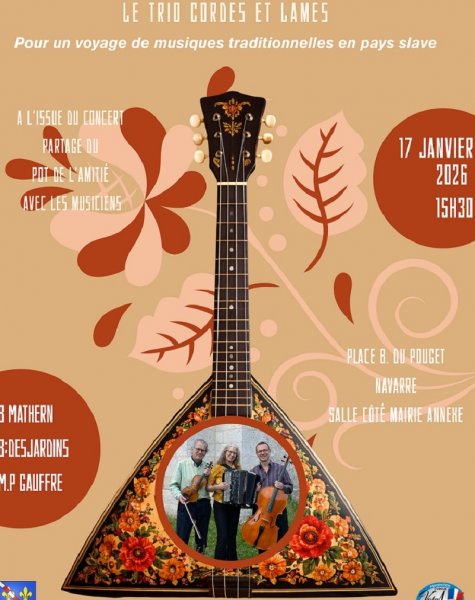 Concert : Musiques traditionnelles des Pays Slaves